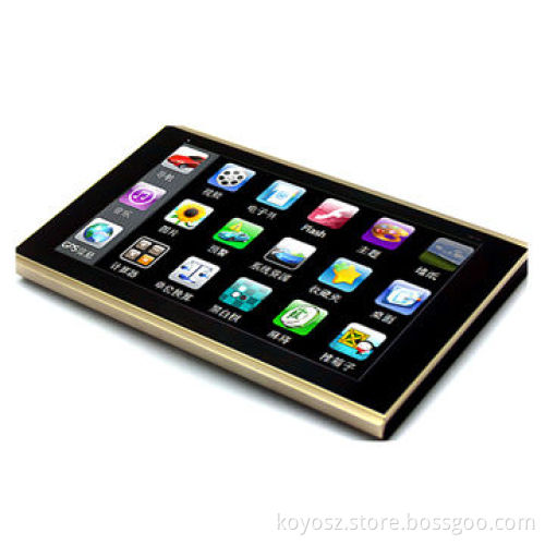 5-inch Portable GPS with FM, Bluetooth, A/V In Functions and 500MHz CPU